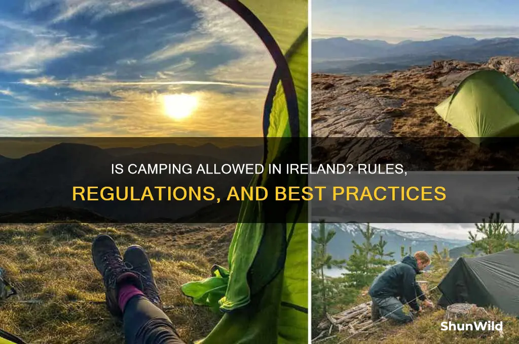 is camping allowed in ireland