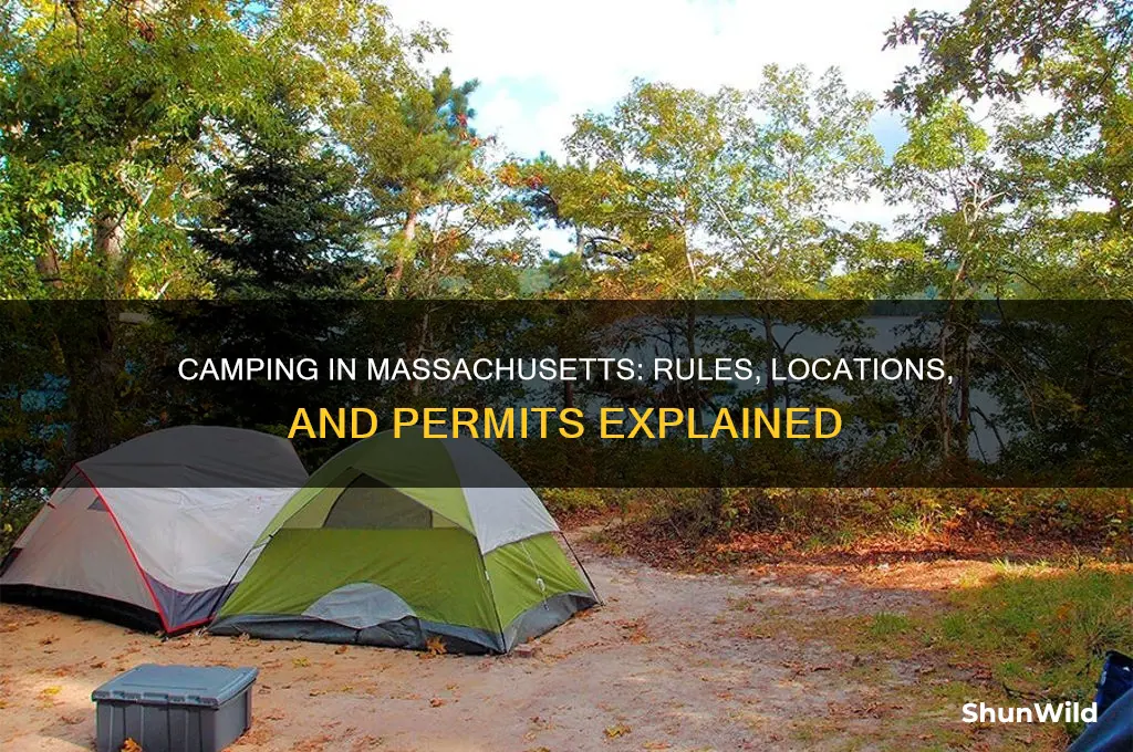 is camping allowed in massachusetts