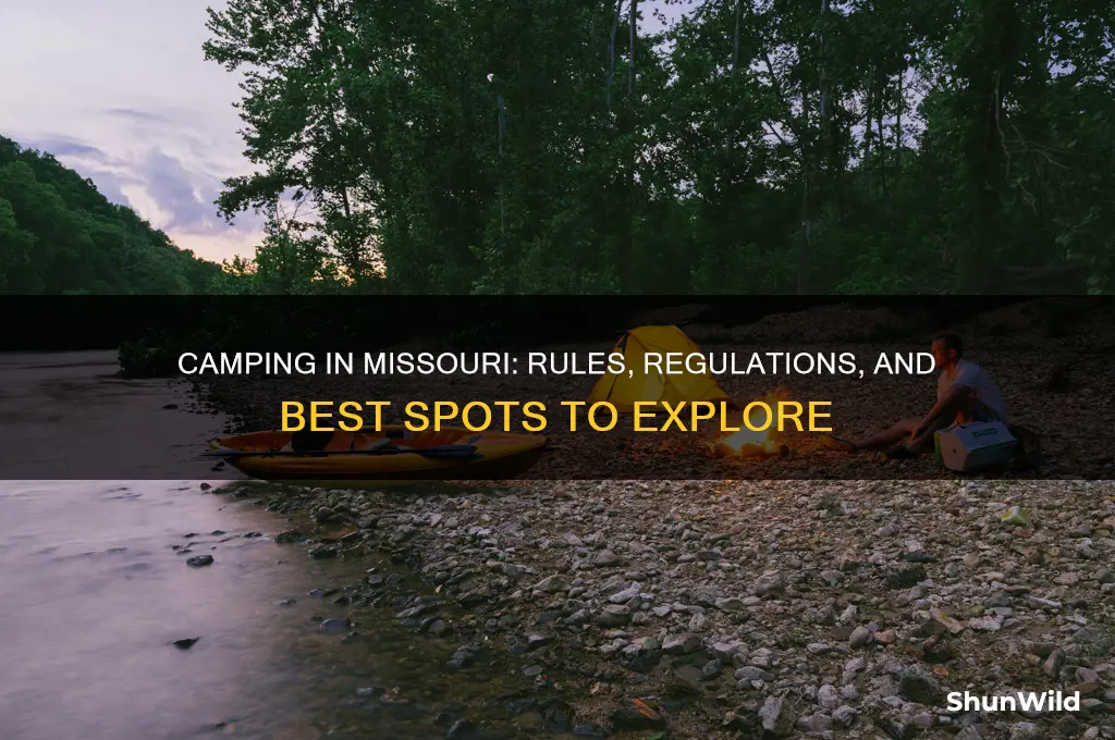 is camping allowed in missouri