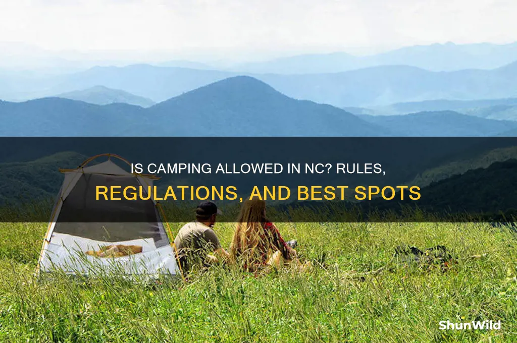 is camping allowed in nc