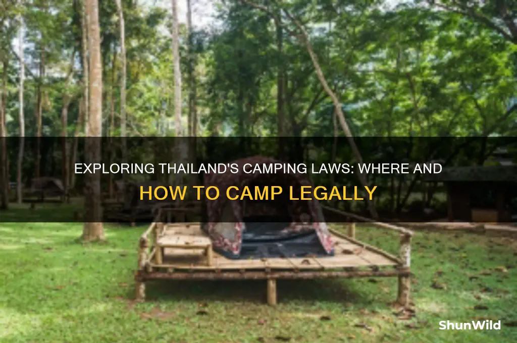 is camping allowed in thailand