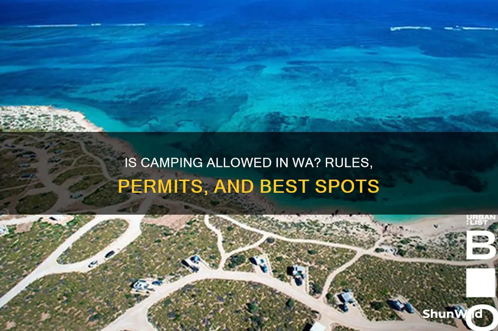 is camping allowed in wa