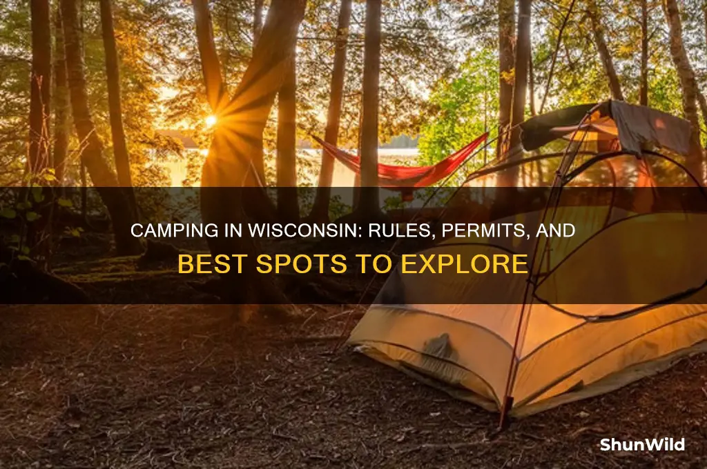 is camping allowed in wisconsin