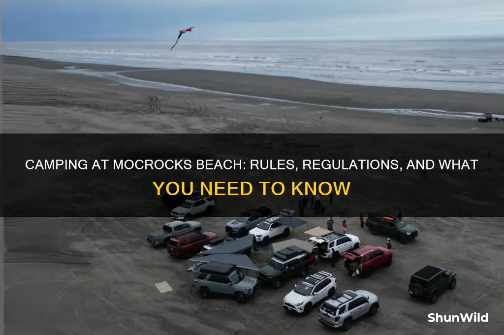 is camping allowed mocrocks beach