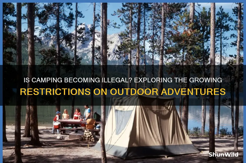 is camping becoming illegal