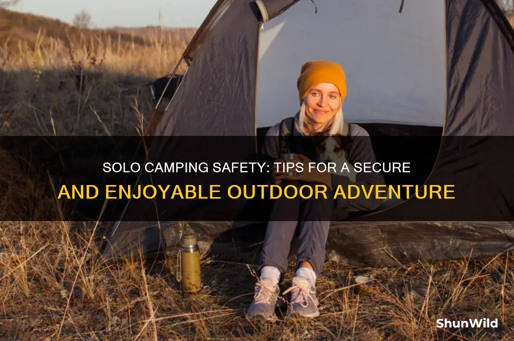 is camping by yourself safe
