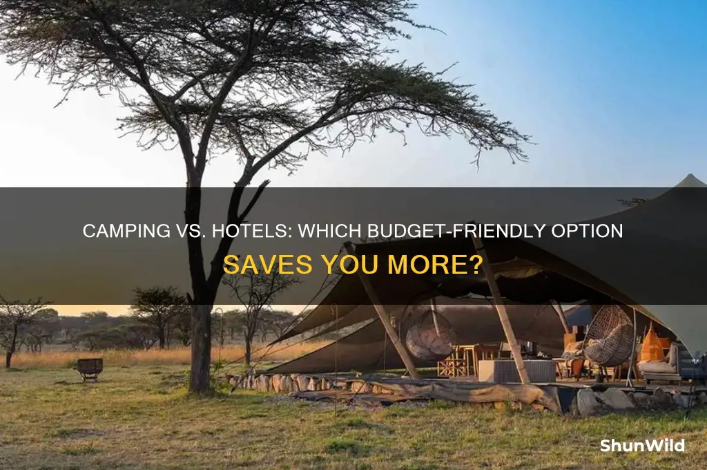 is camping cheaper than hotels