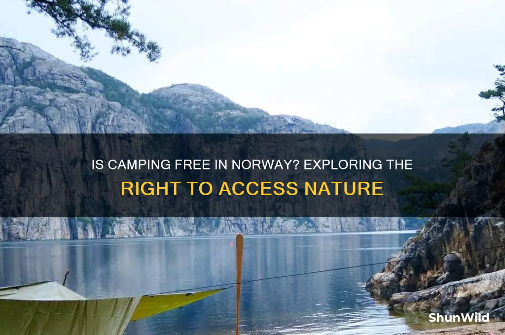 is camping free in norway