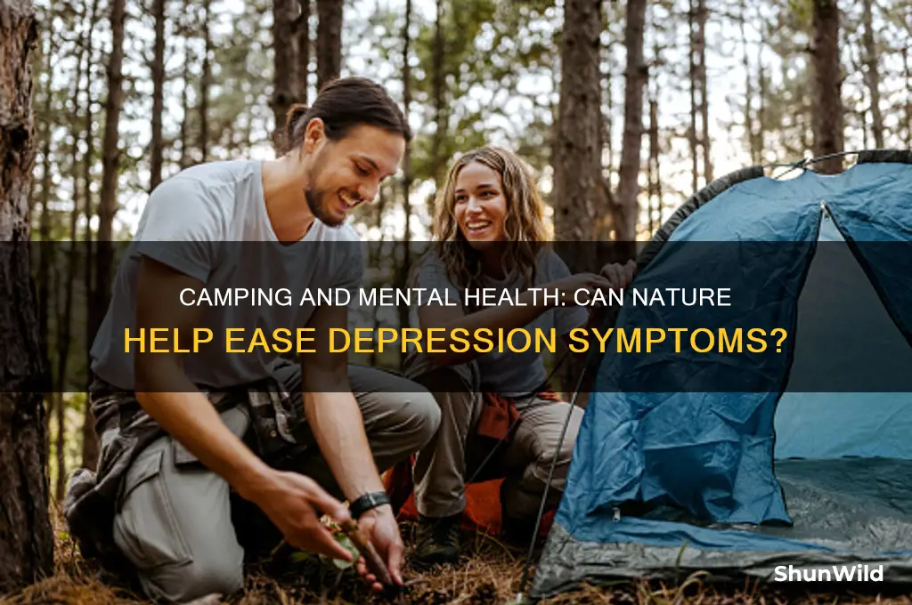 is camping good for depression