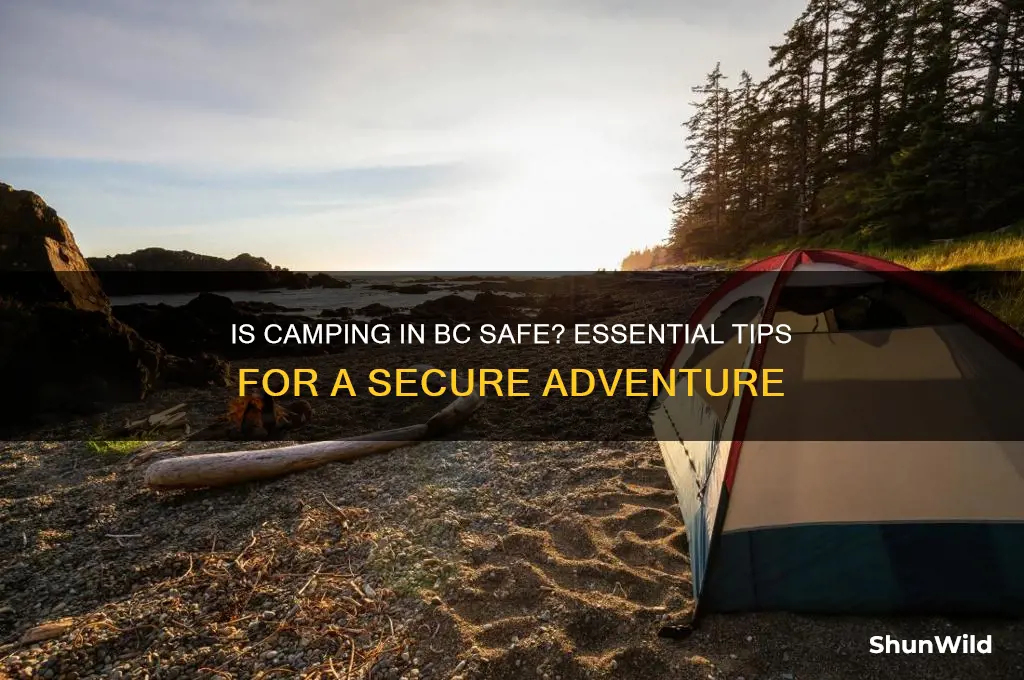 is camping in bc safe