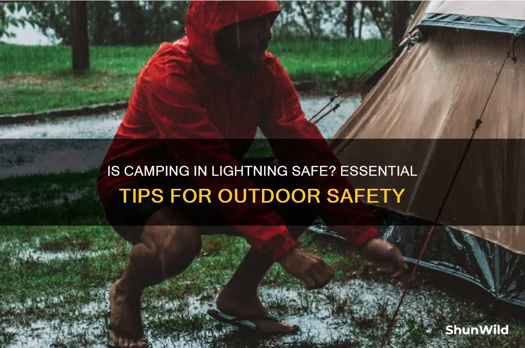 is camping in lightning safe
