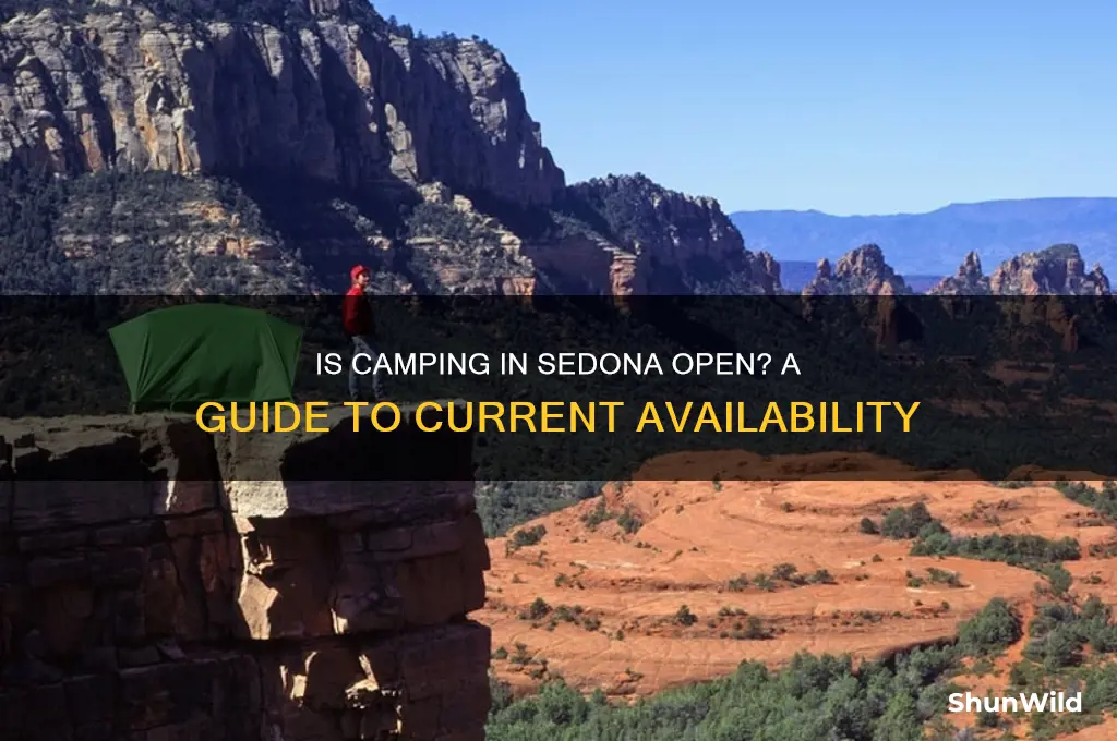 is camping in sedona open