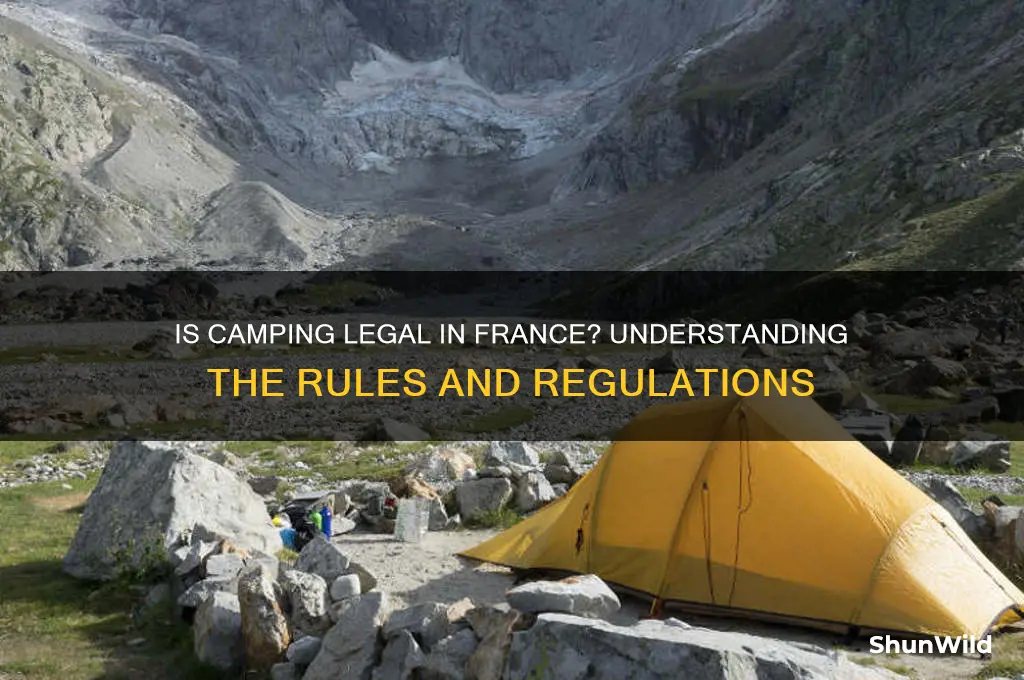 is camping legal in france