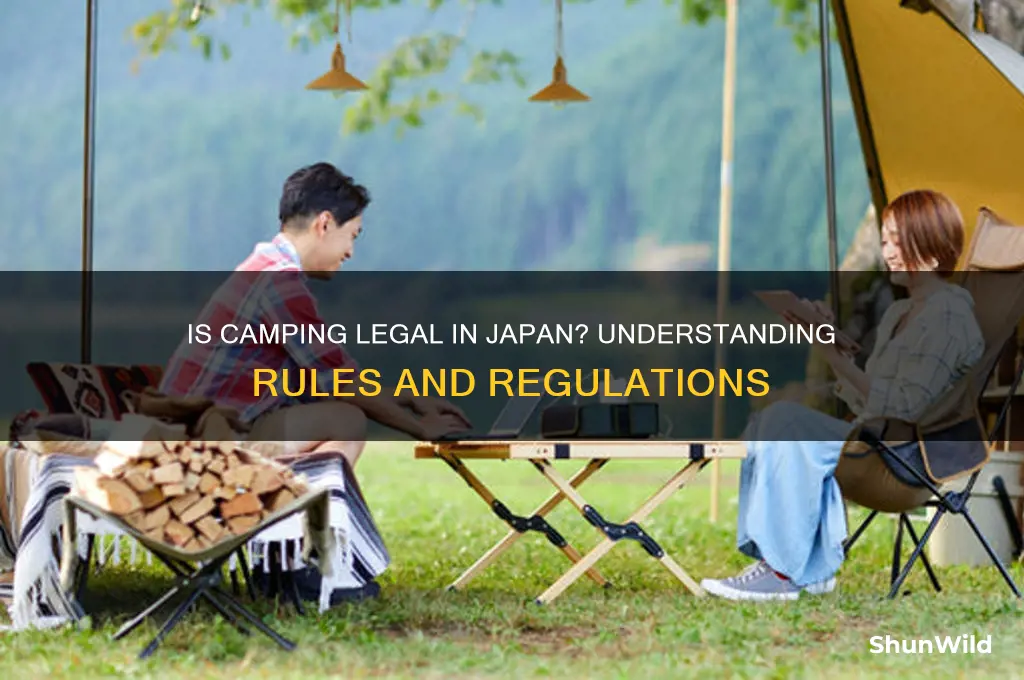 is camping legal in japan