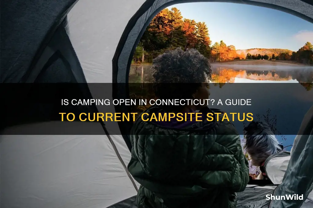 is camping open in connecticut
