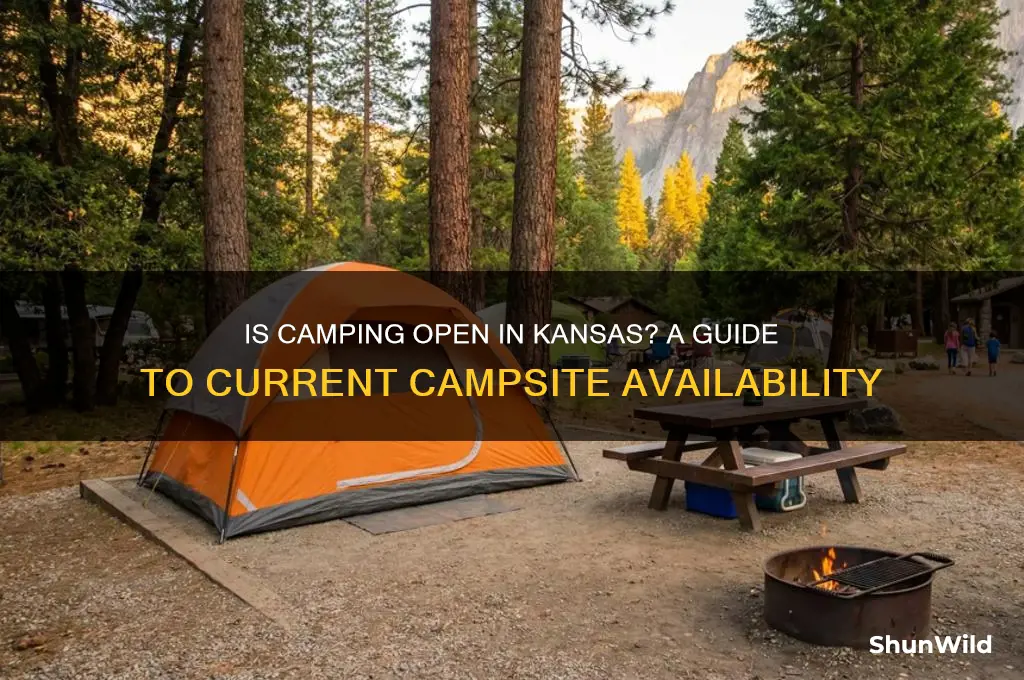 is camping open in kansas