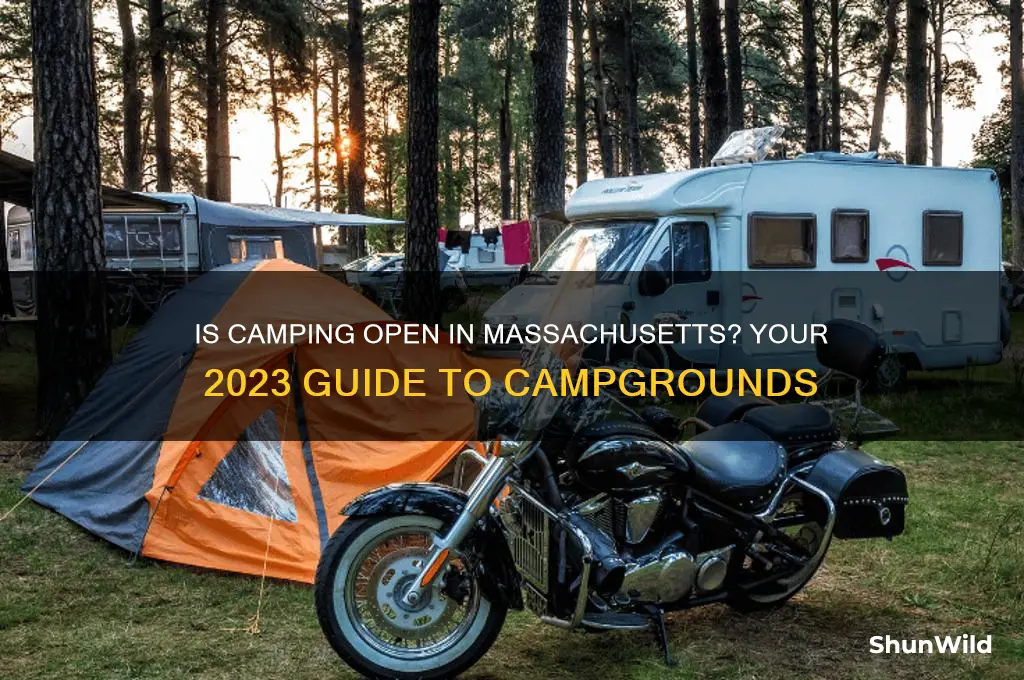 is camping open in ma