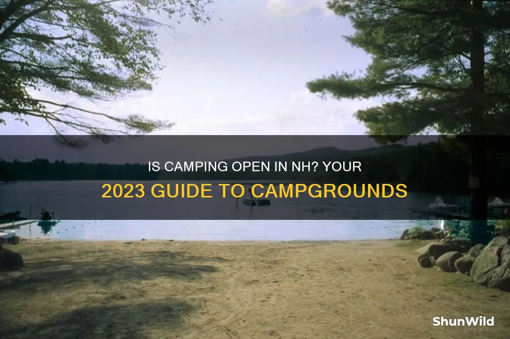 is camping open in nh