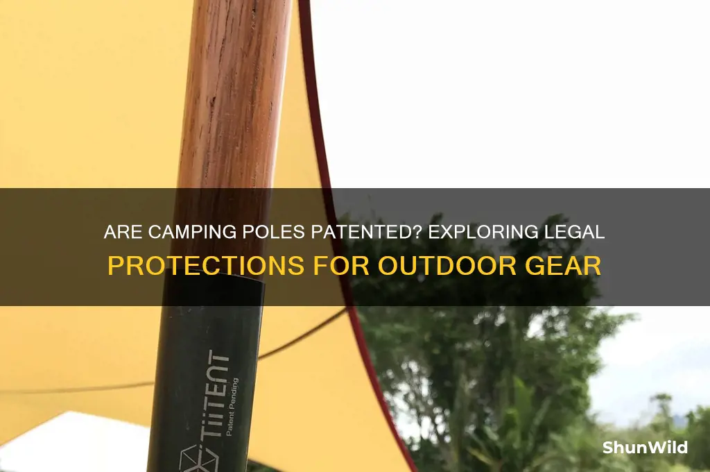 is camping poles patented