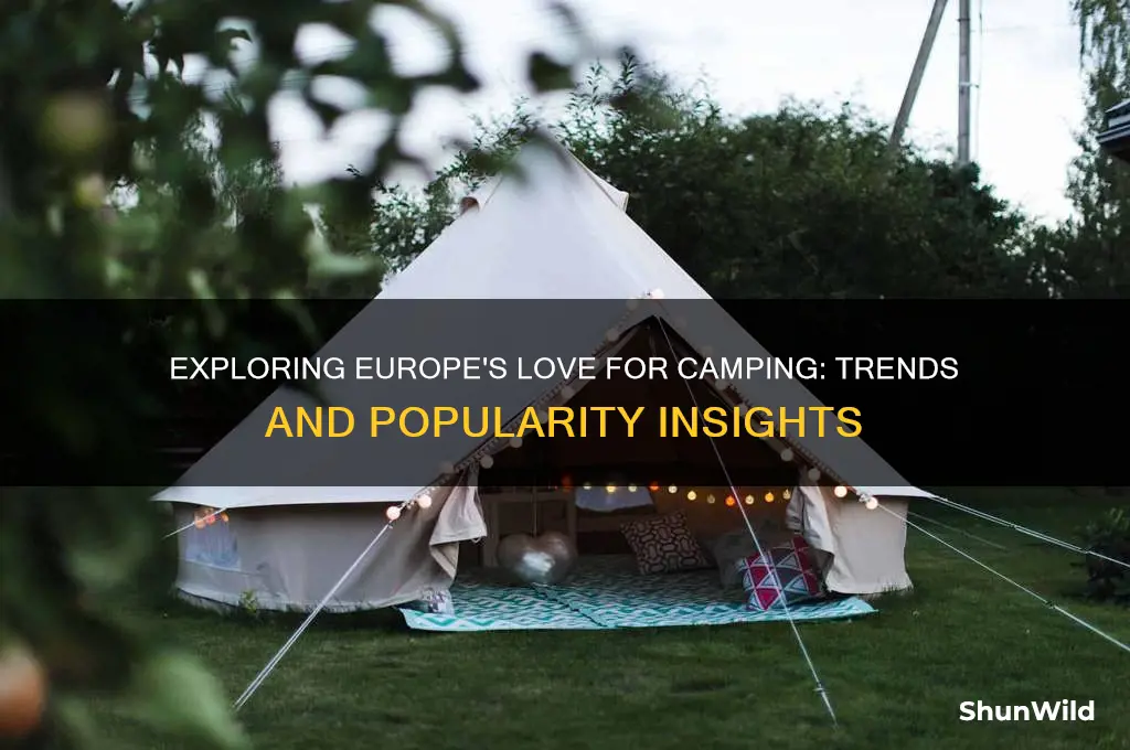 is camping popular in europe