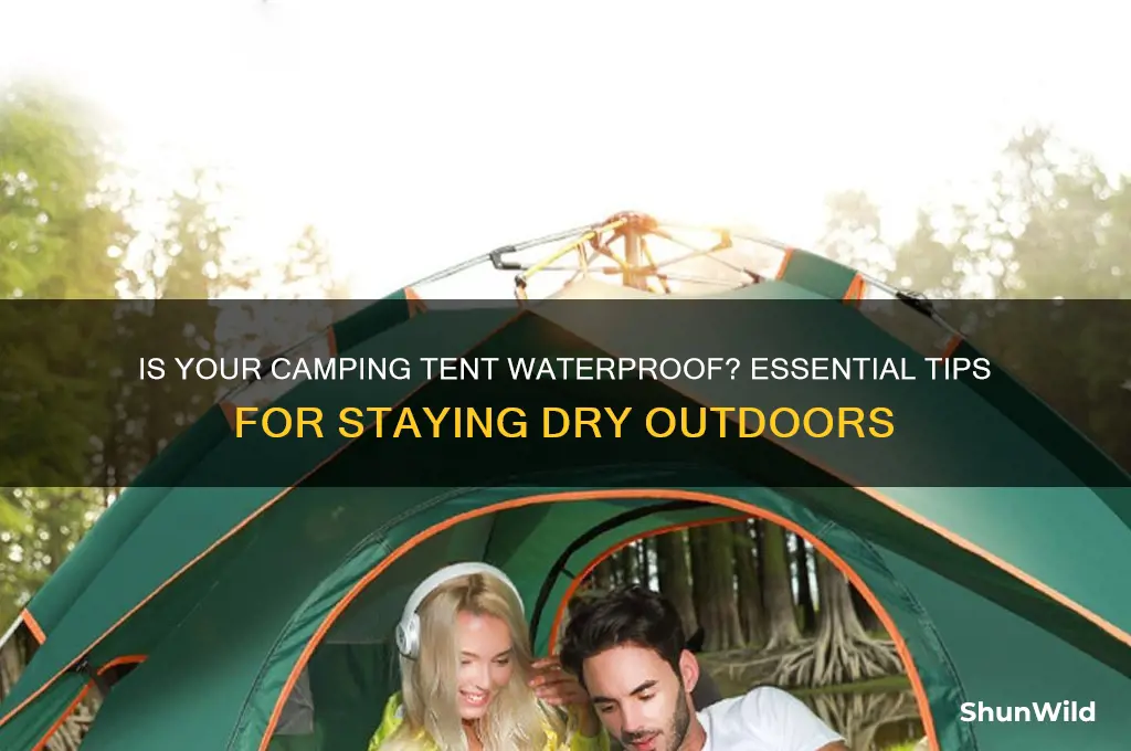 is camping tent waterproof