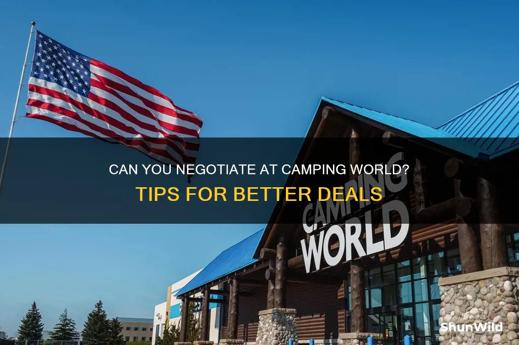 is camping world negotiable