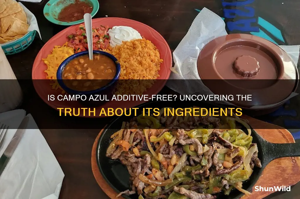 is campo azul additive free