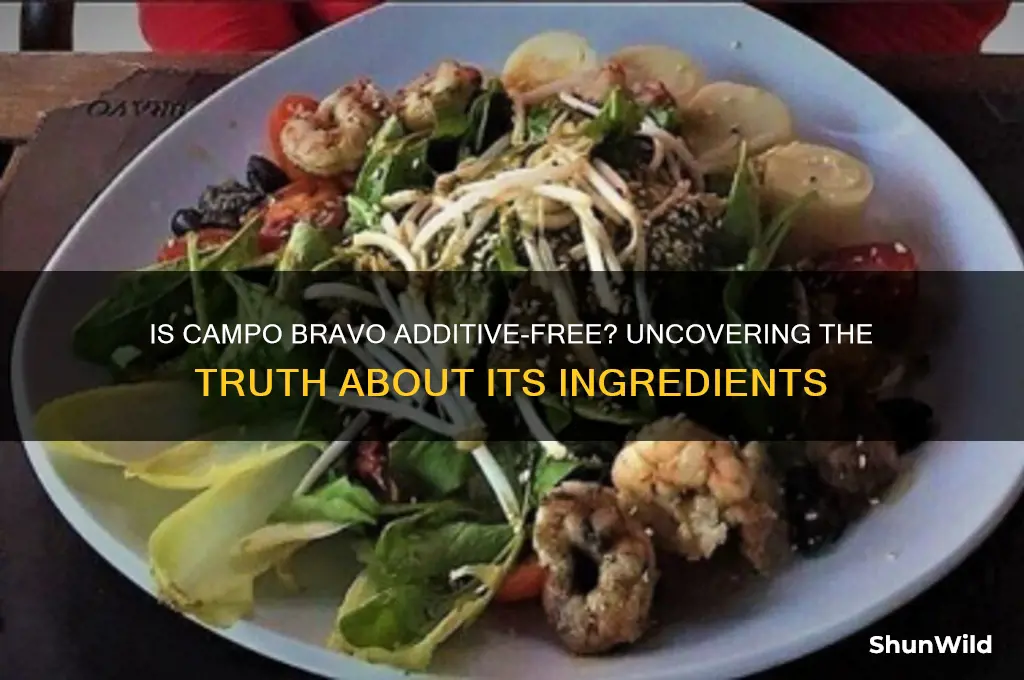 is campo bravo additive free