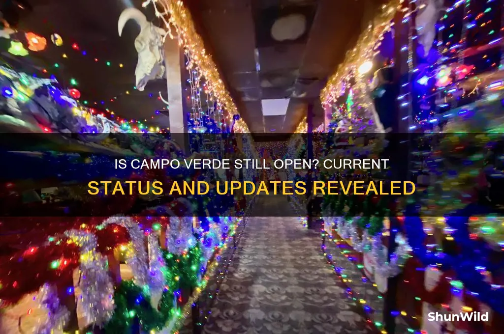 is campo verde still open