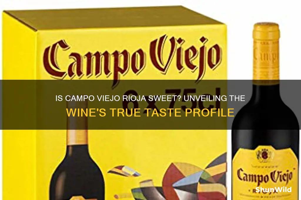 is campo viejo rioja sweet