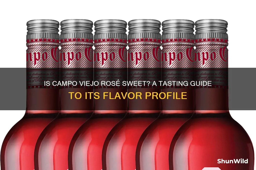 is campo viejo rose sweet