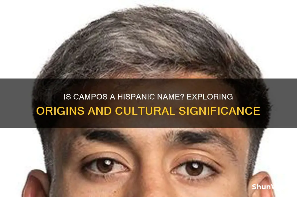 is campos a hispanic name