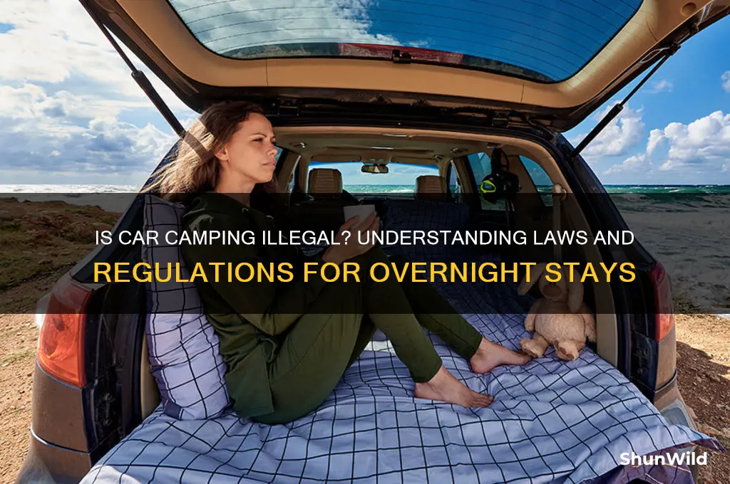 is car camping illegal