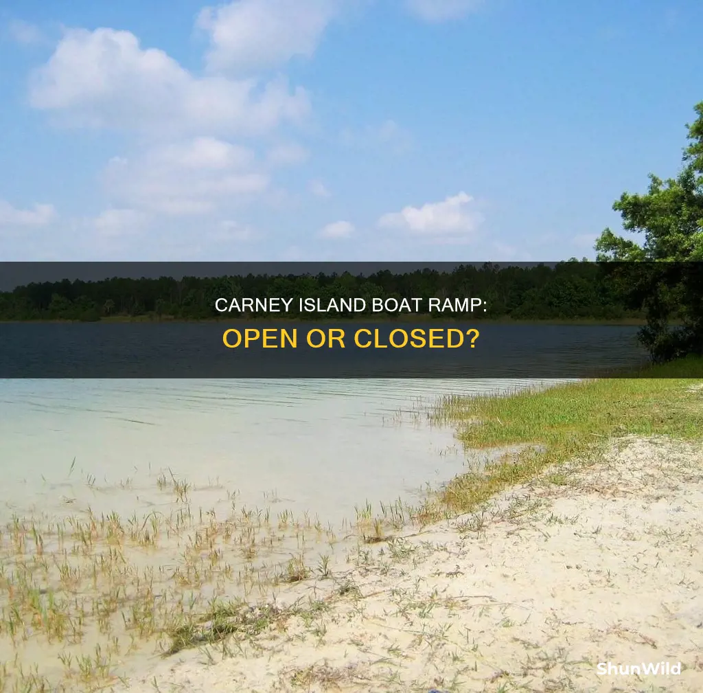 is carney island boat ramp open