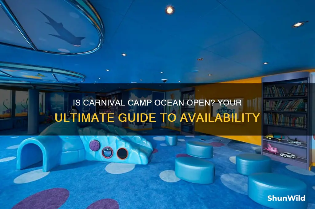 is carnival camp ocean open