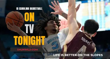 Carolina Hoops: TV Schedule for Tonight's Game