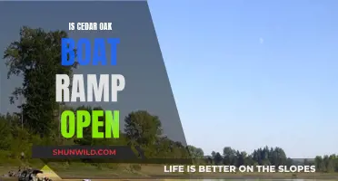 Cedar Oak Boat Ramp: Open or Closed?