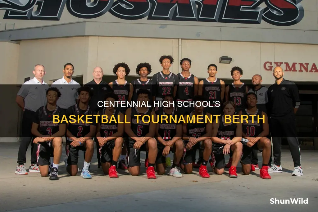 is centennial high school franklin in district basketball tournament