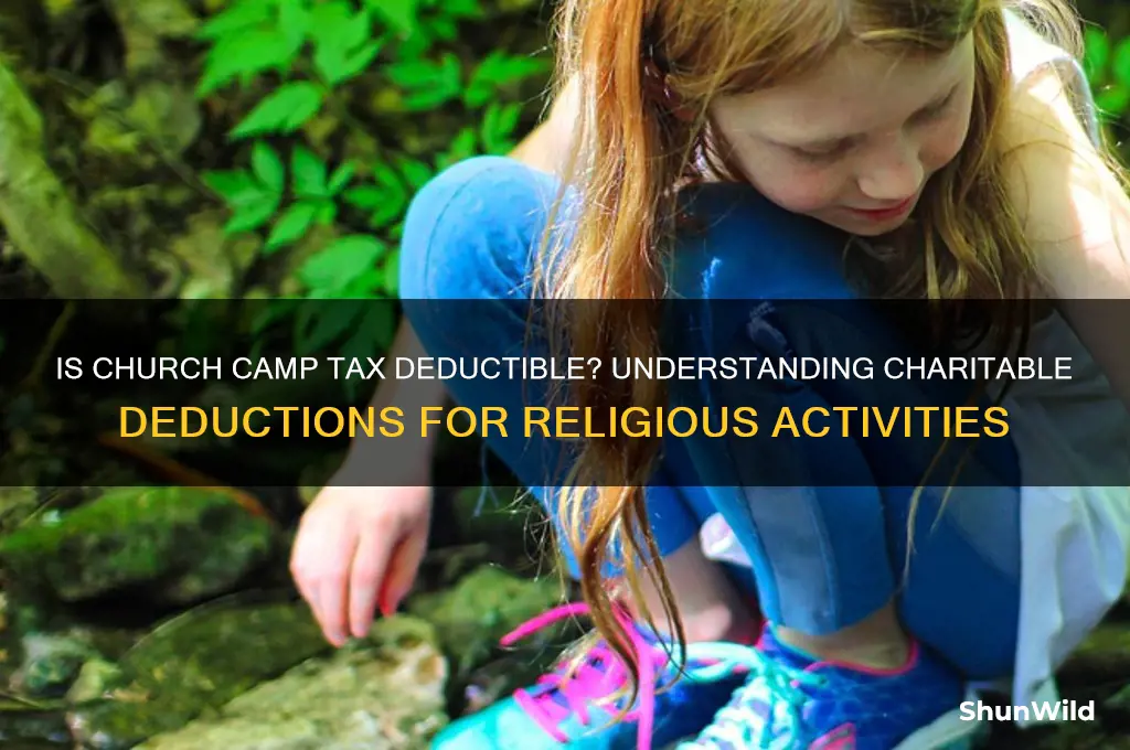 is church camp tax deductible