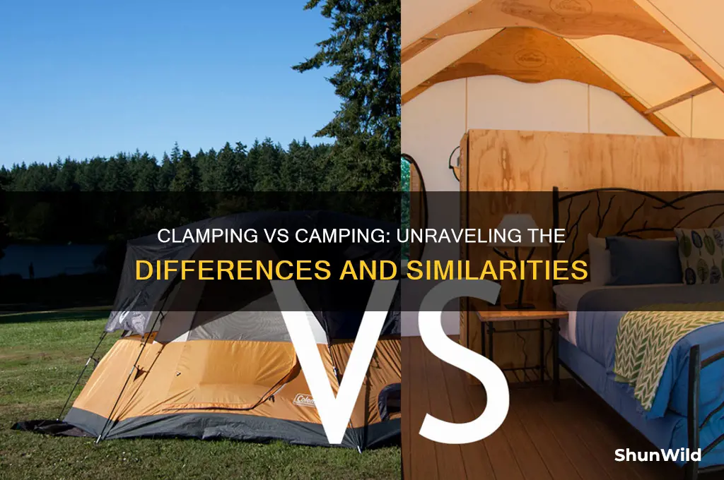 is clamping like camping