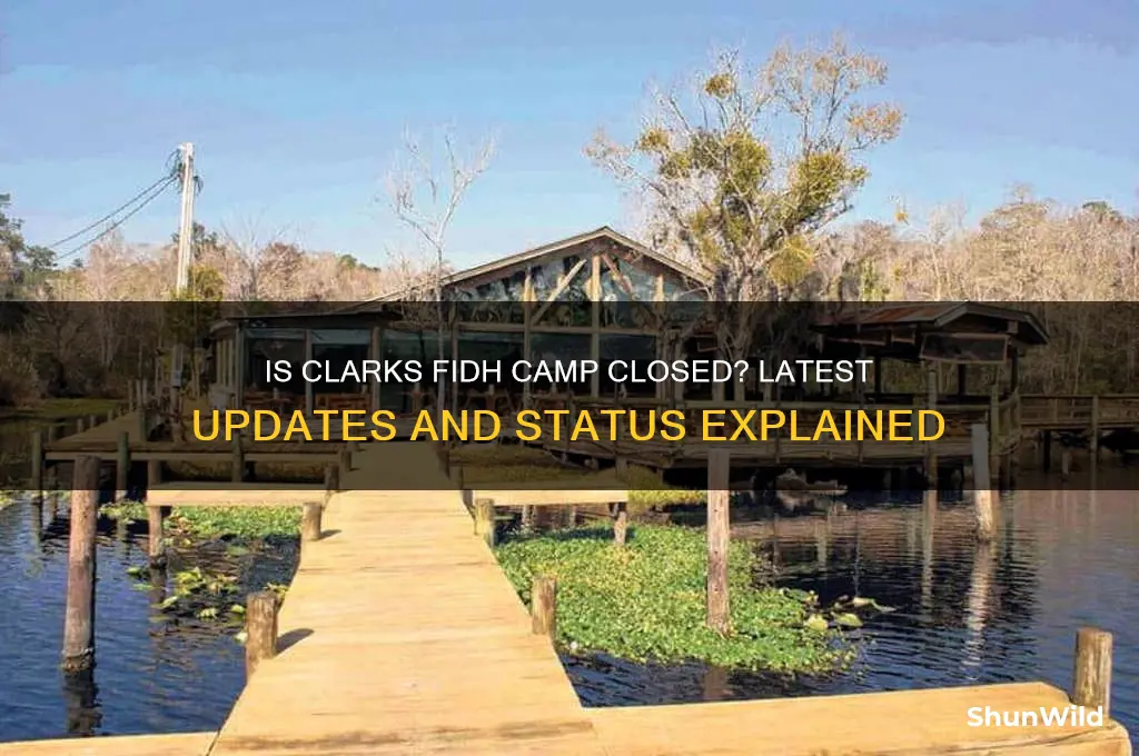 is clarks fidh camp closed