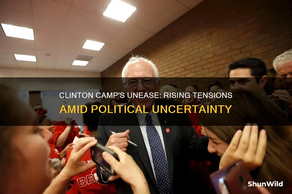 is clinton camp nervous