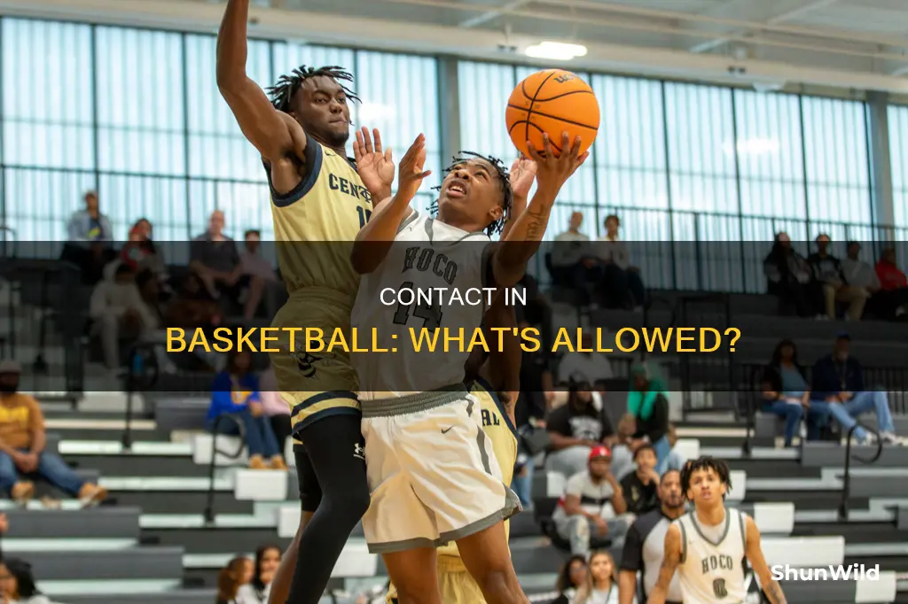 is contact allowed in basketball