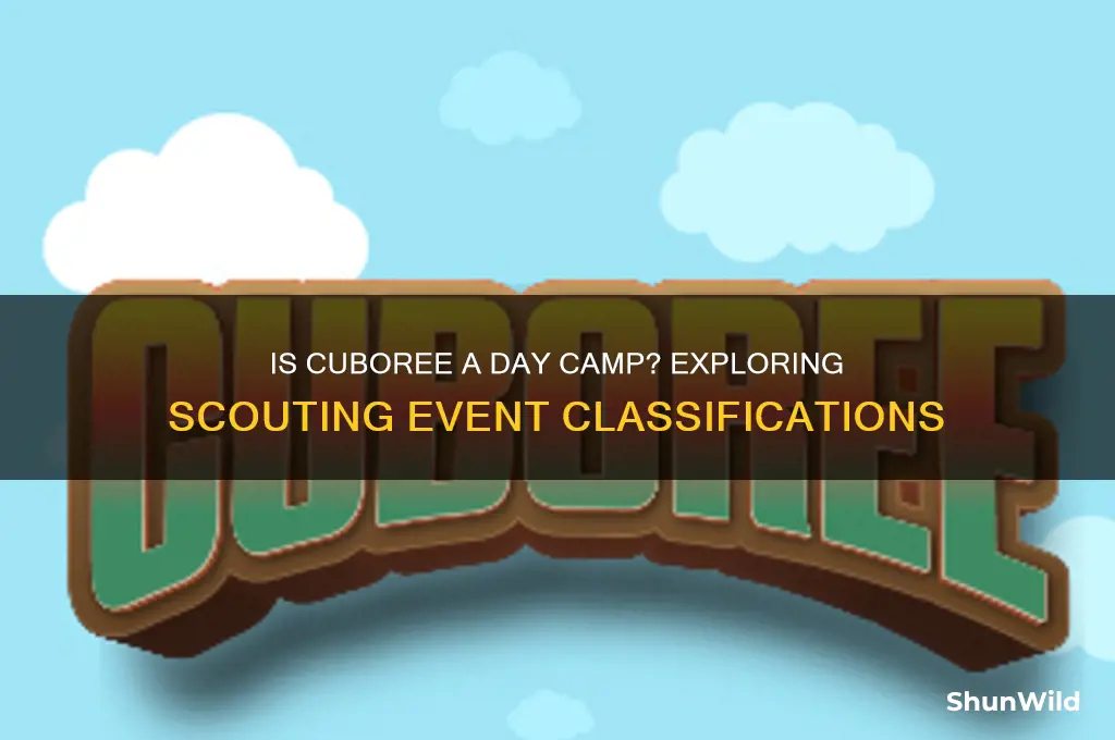 is cuboree considered day camp
