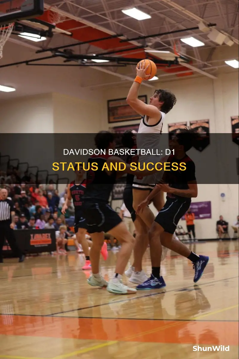 is davidson basketball d1