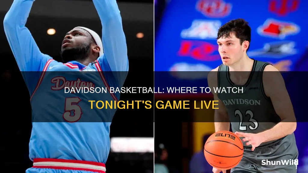 is davidson basketball on tv tonight