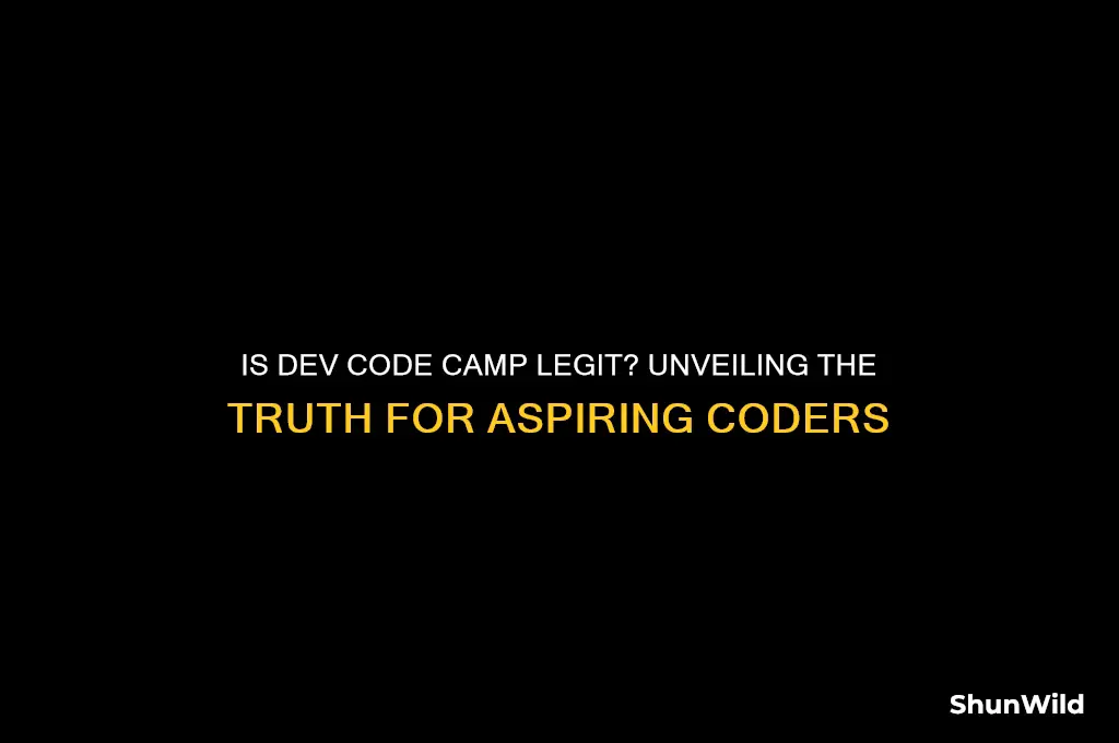 is dev code camp legit