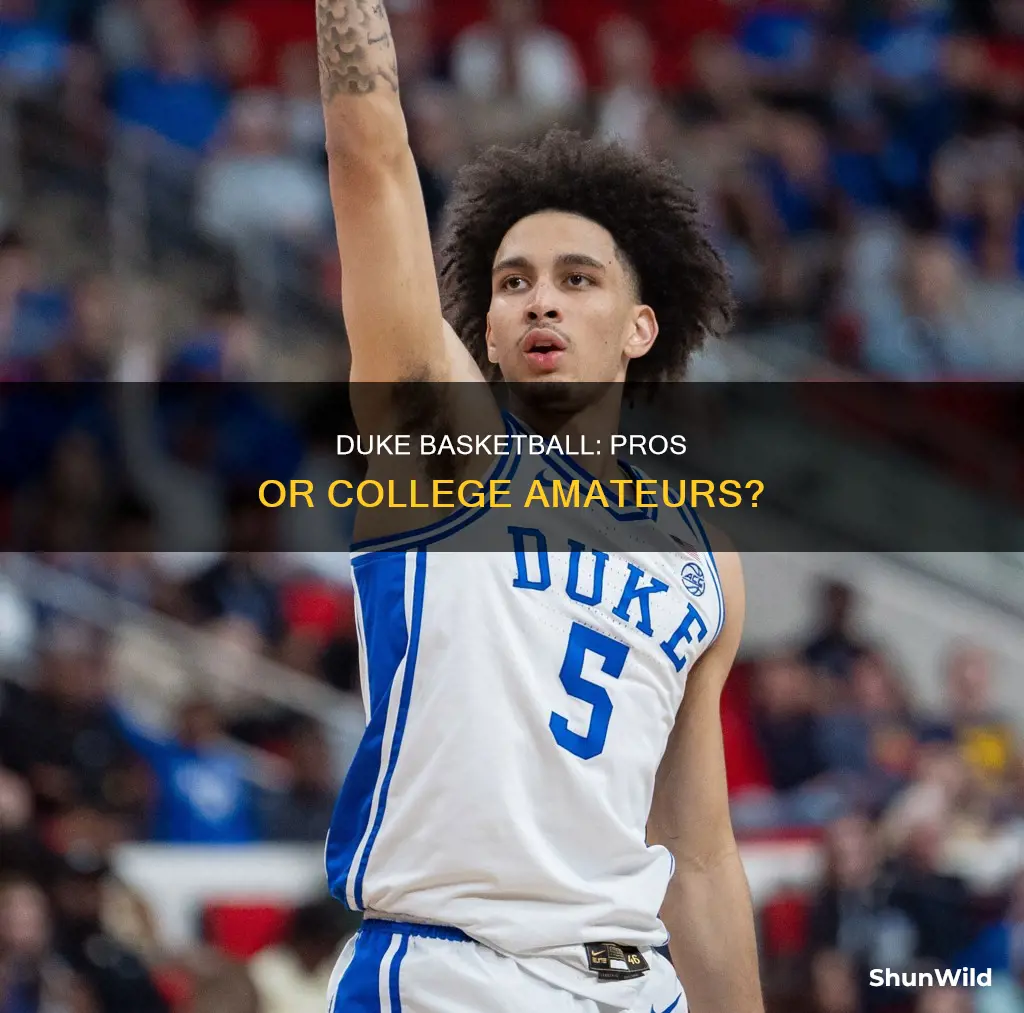 is duke a professional basketball