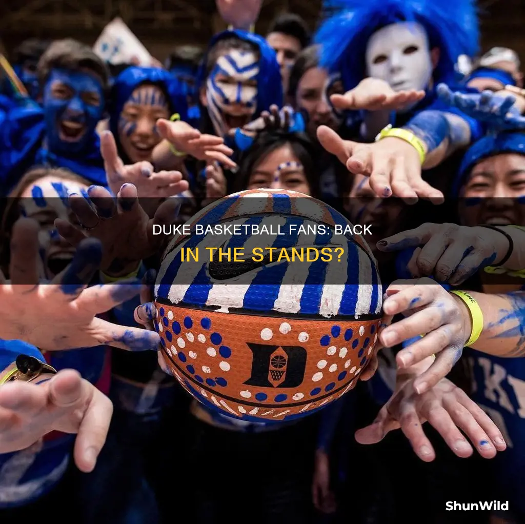 is duke allowing basketball fans