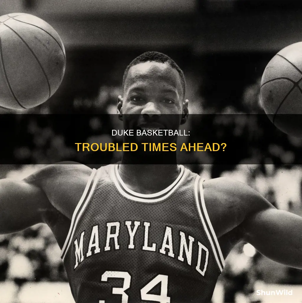 is duke basketball in trouble
